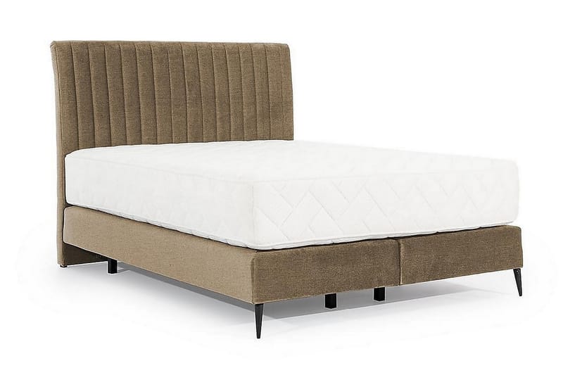 Narala Sängpaket Ramsäng 140x200 cm Beige - Komplett Sängpaket - Ramsäng