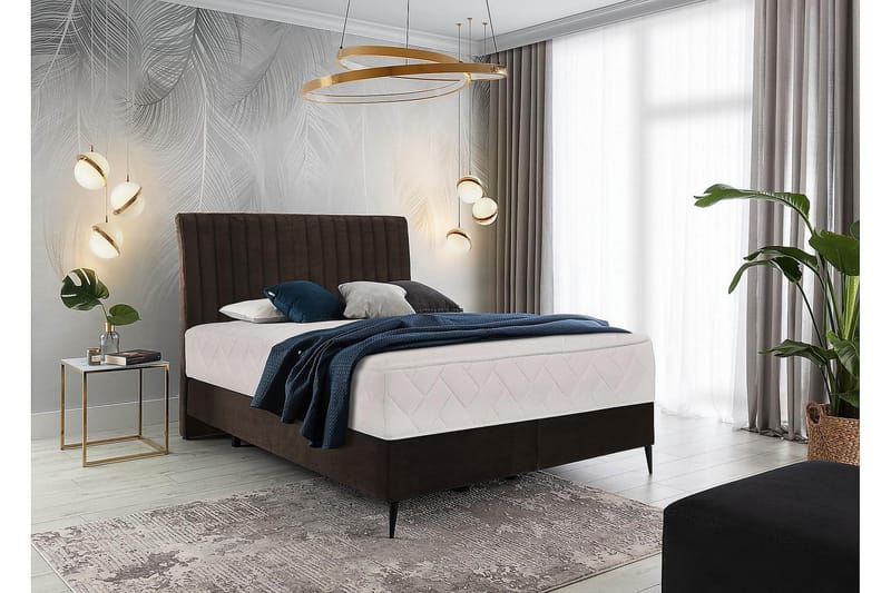 Narala Sängpaket Ramsäng 140x200 cm Brun - Möbler - Sovrum - Sängar - Ramsäng