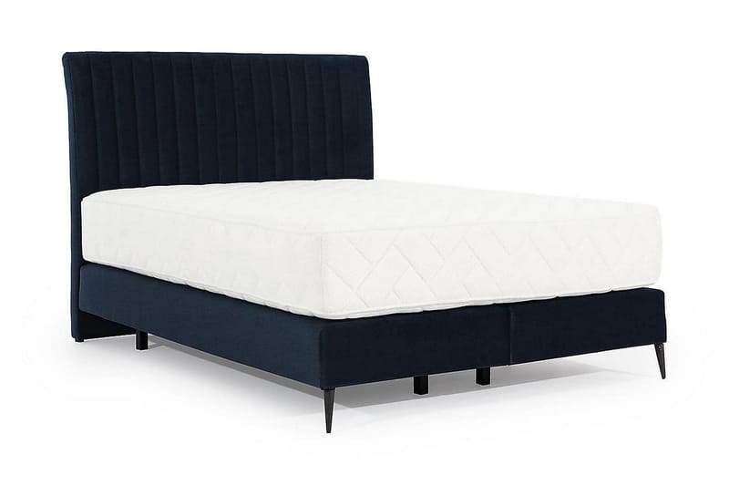 Narala Sängpaket Ramsäng 140x200 cm Mörkblå - Komplett Sängpaket - Ramsäng