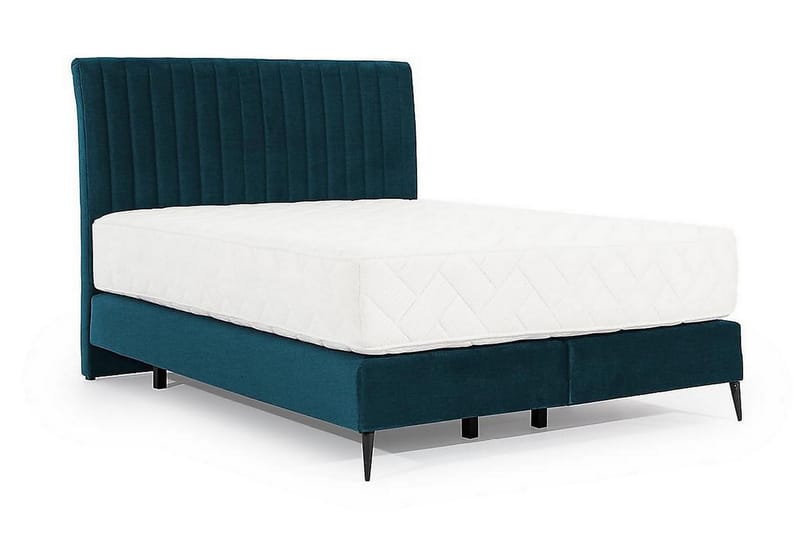Narala Sängpaket Ramsäng 160x200 cm Blå - Komplett Sängpaket - Ramsäng