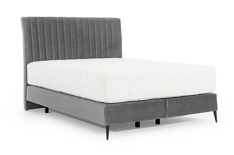 Narala Sängpaket Ramsäng 160x200 cm Ljusgrå - Möbler - Sovrum - Sängar - Ramsäng