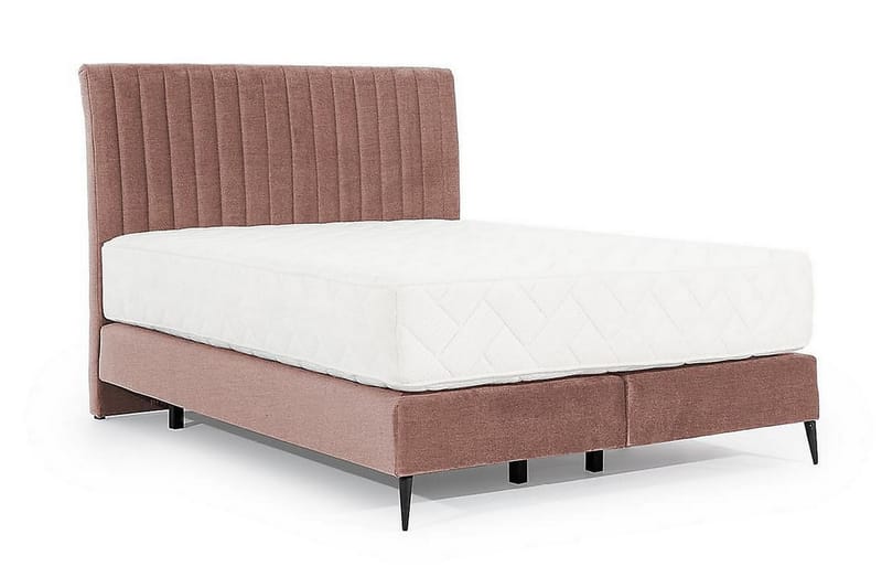 Narala Sängpaket Ramsäng 160x200 cm Rosa - Komplett Sängpaket - Ramsäng