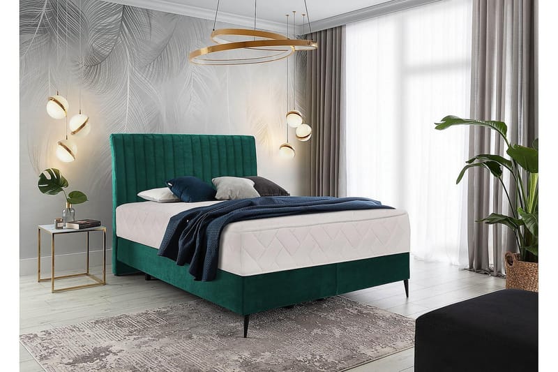 Narala Sängpaket Ramsäng 160x200 cm Turkos - Möbler - Sovrum - Sängar - Ramsäng