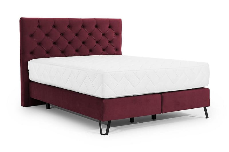 Nariko Sängpaket Ramsäng 140x200 cm Mörkrosa - Möbler - Sovrum - Sängar - Ramsäng