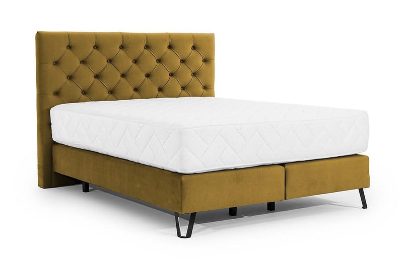 Nariko Sängpaket Ramsäng 160x200 cm Gul - Möbler - Sovrum - Sängar - Ramsäng