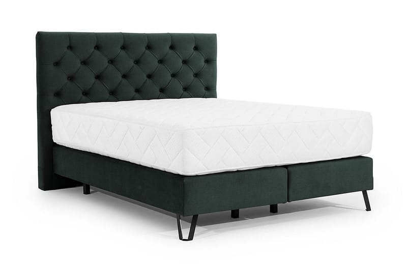 Nariko Sängpaket Ramsäng 160x200 cm Mörkgrön - Möbler - Sovrum - Sängar - Ramsäng