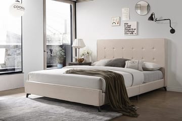 Nattaro Dubbelsäng 160x200cm - Beige - Möbler - Sovrum - Sängram & sängstomme