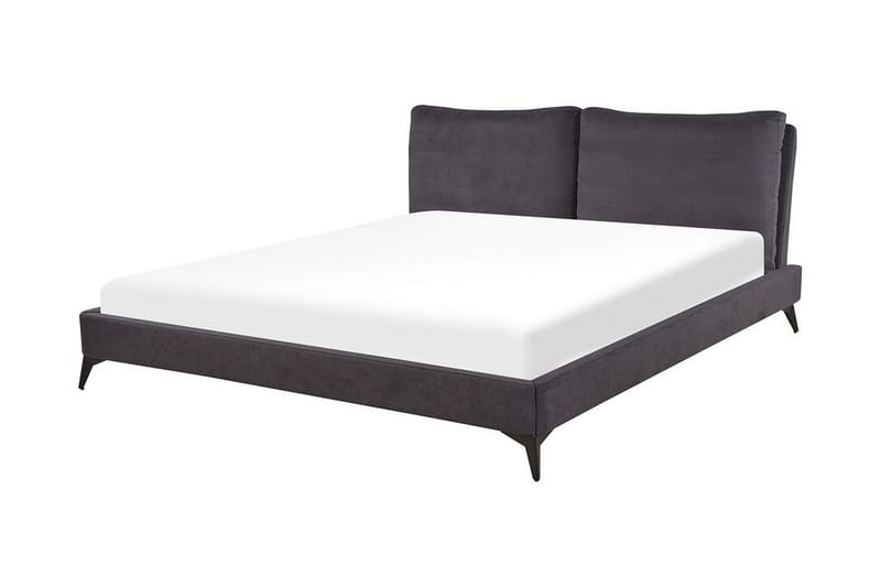 PANOLEA Ramsäng 180x200cm Sammet/Mörkgrå - Möbler - Sovrum - Sängar - Ramsäng