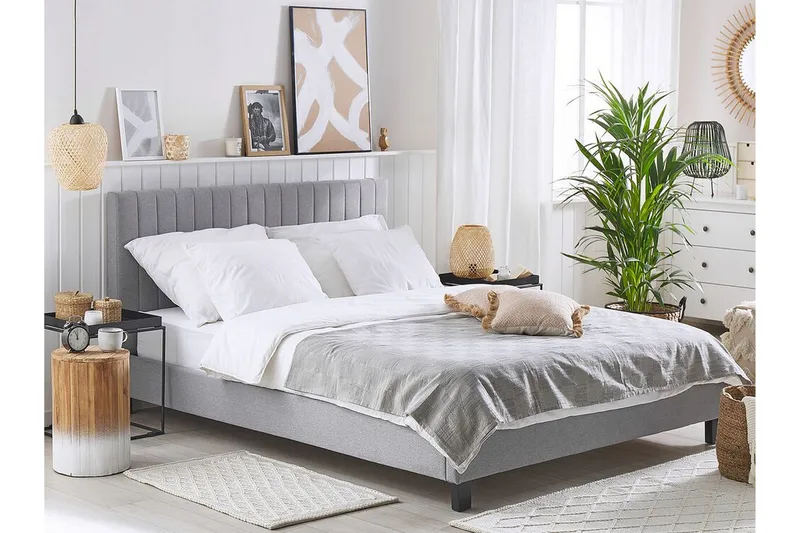 Poitiers Ramsäng 180x200cm - Ljusgrå - Möbler - Sovrum - Sängar - Ramsäng
