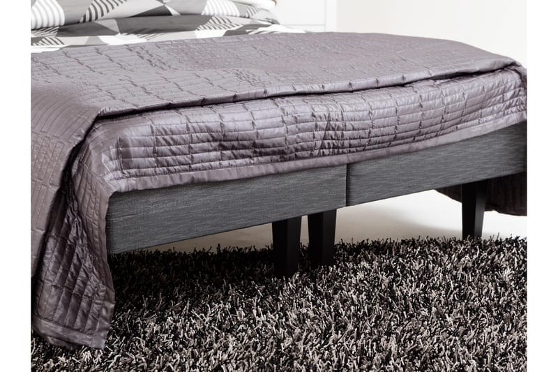 Prime Komplett Sängpaket 160x200 cm - Mörkgrå - Möbler - Sovrum - Sängar - Ramsäng