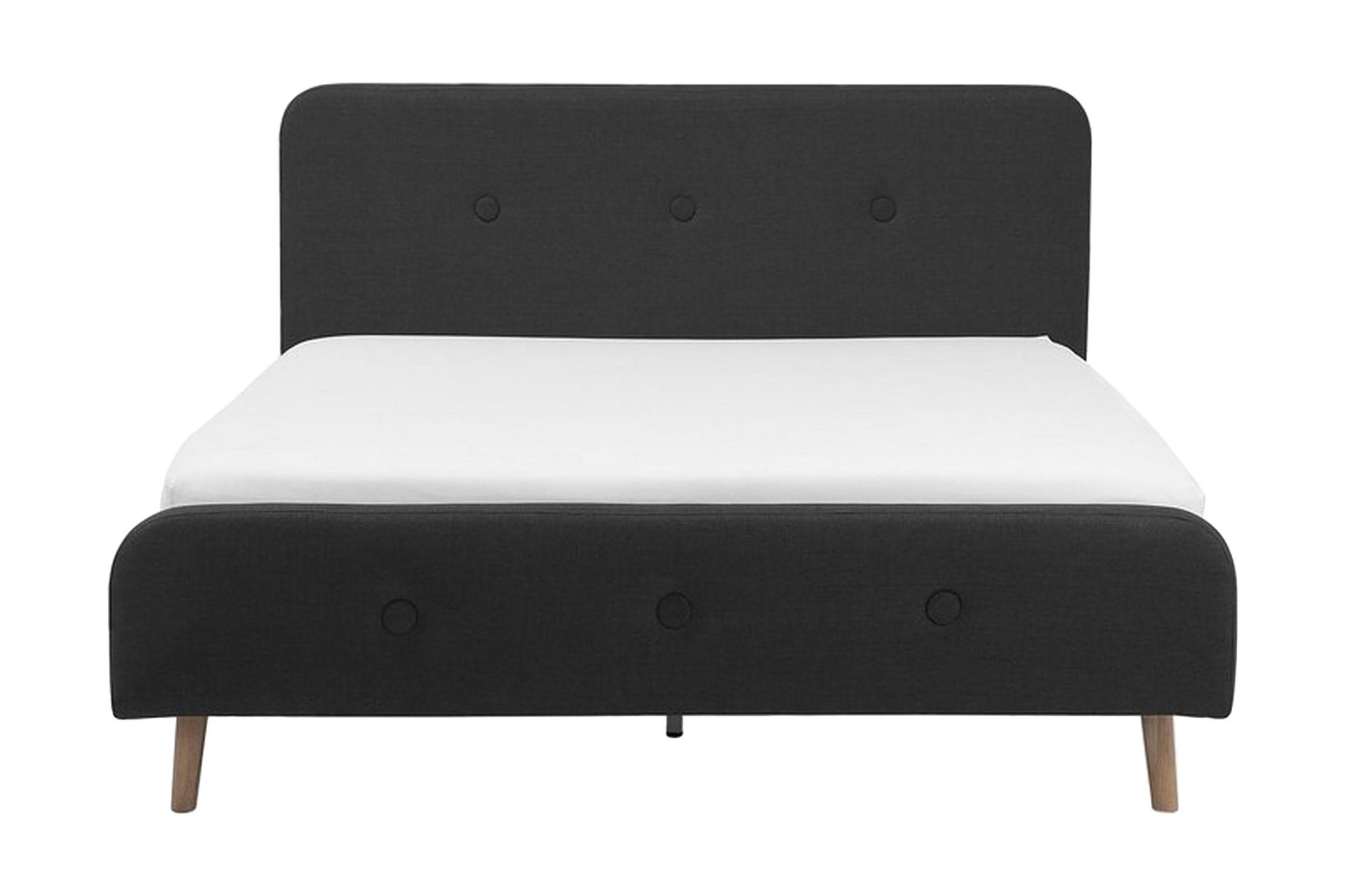 rennes sängram 140x200 cm - grå