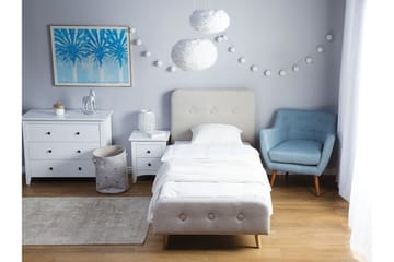 Rennes Sängram 90x200 cm - Beige - Möbler - Sovrum - Sängram & sängstomme