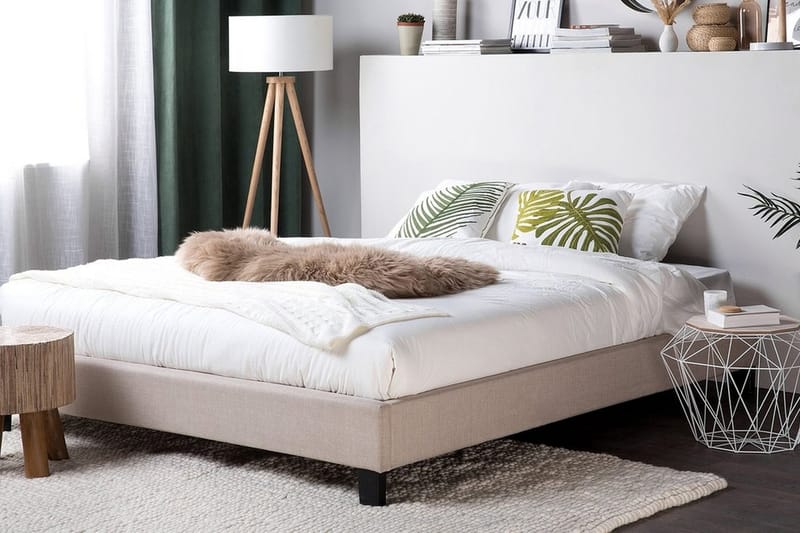 Roanne Dubbelsäng 180|200 cm - Beige - Möbler - Sovrum - Sängram & sängstomme
