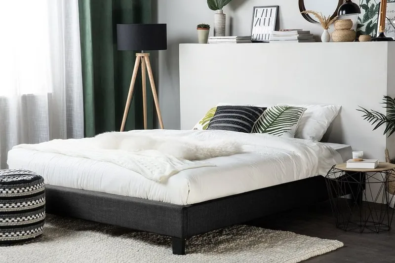 Roanne Sängram 160x200 cm  Grå, Grå