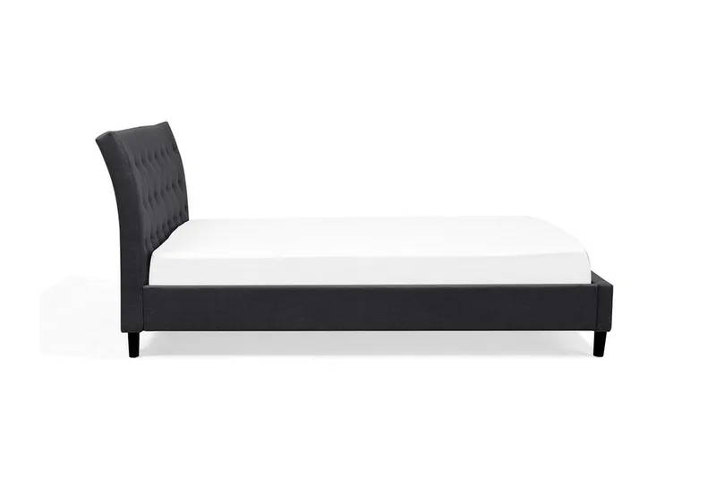 Saverne Dubbelsäng 180 200 cm - Grå - Möbler - Sovrum - Sängar - Ramsäng