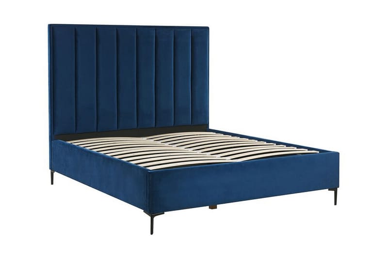 Sovrumsset dubbelsäng 140x200 cm - Blå - Möbler - Sovrum - Sängar - Ramsäng