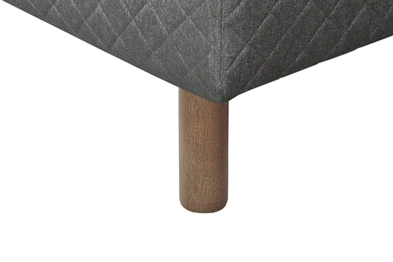 Sundborn Ramsäng 90x200 Medelfast Memory - Grå - Möbler - Sovrum - Sängar - Ramsäng