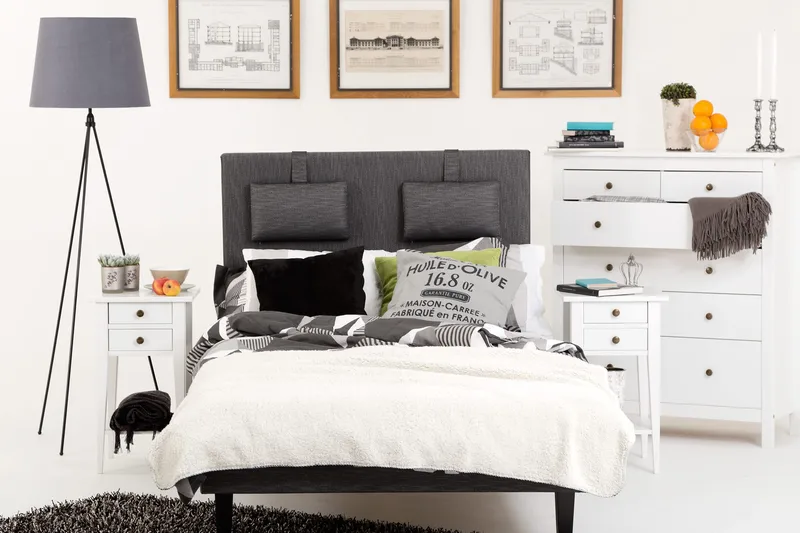 Viken Bas Ramsäng 120x200 Ancona - Ancona Grå - Möbler - Sovrum - Sängar - Ramsäng