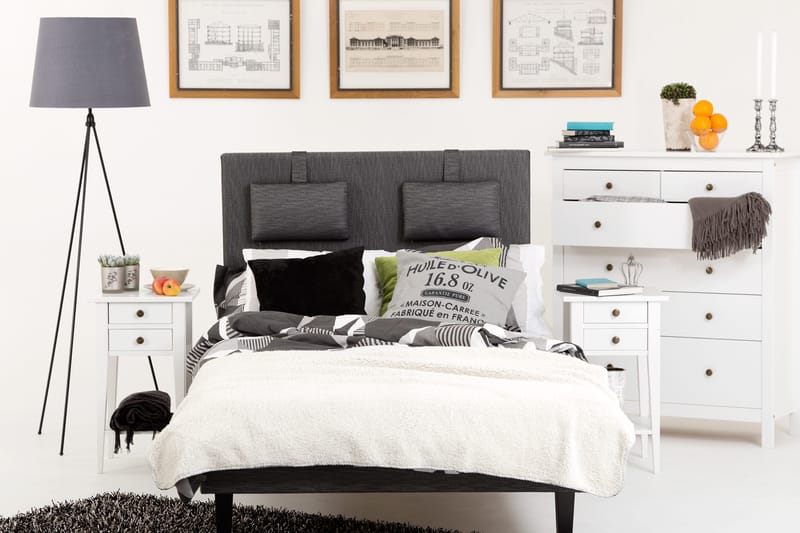 Viken Bas Ramsäng 120x200 Ancona - Ancona Grå - Möbler - Sovrum - Sängar - Ramsäng