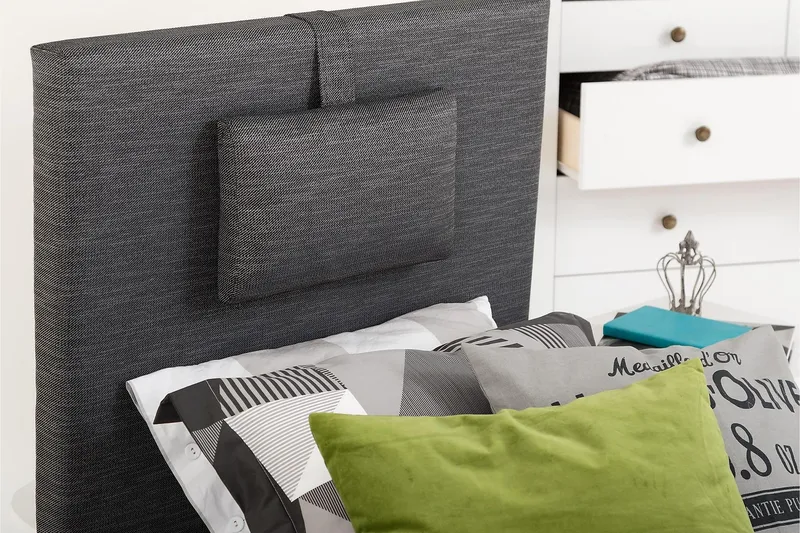 Viken Bas Ramsäng 80x200 cm - Grå/Ek - Möbler - Sovrum - Sängar - Ramsäng