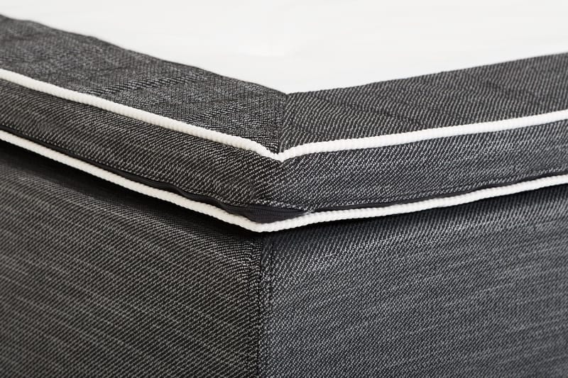 Viken Bas Ramsäng 80x200 cm Medelfast Polyeter - Grå - Möbler - Sovrum - Sängar - Ramsäng