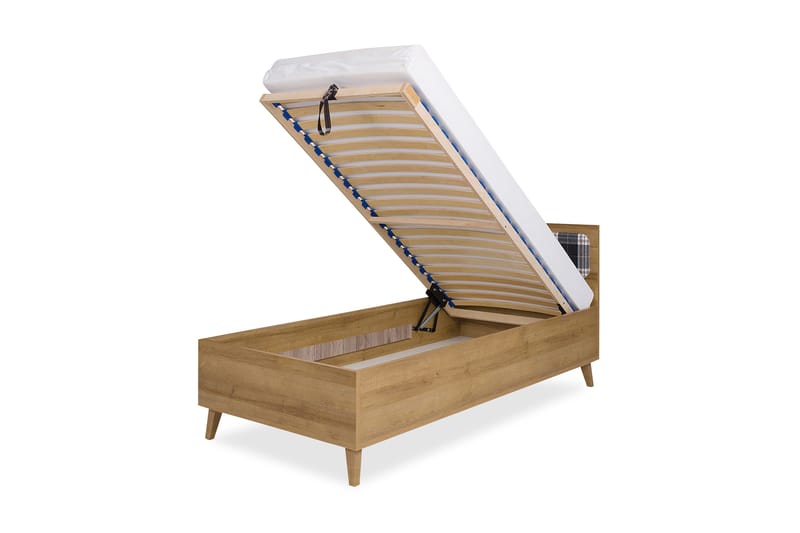 Vintra Ramsäng 90x200 cm - Grå - Möbler - Sovrum - Sängram & sängstomme