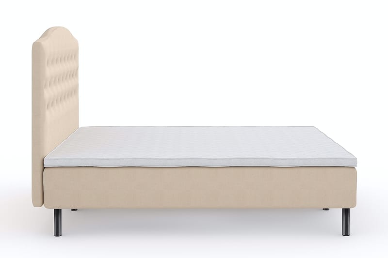 Wega Sängpaket Ramsäng 160x200 cm Beige - Komplett Sängpaket - Ramsäng