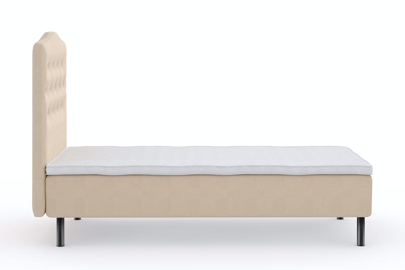 Wega Sängpaket Ramsäng 90x200 cm Beige - Komplett Sängpaket - Ramsäng