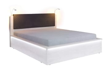 RARICK Ramsäng 182 LED-belysning Vit/Grå