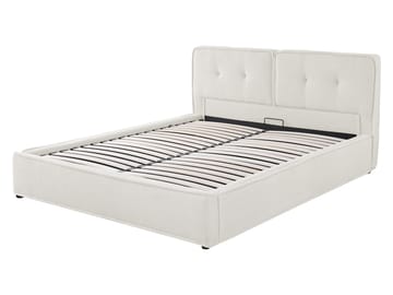 Renva Sängram 160x200 cm - Beige - Möbler - Sovrum - Sängar - Sängar med förvaring
