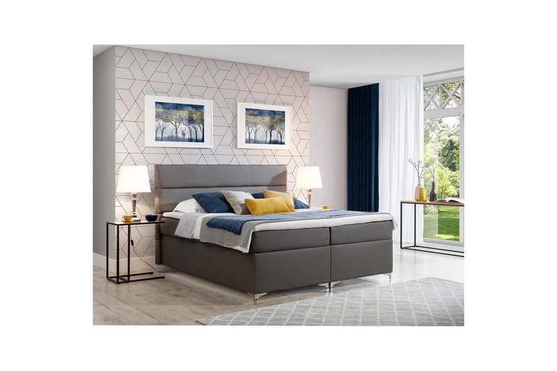 Resårbotten Eltap Amadeo - Soft 29, Grå, 160x200 cm - Möbler - Sovrum - Sängar - Komplett Sängpaket