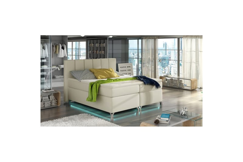 Resårbotten Eltap Basilio med LED - Soft 33, Beige, 160x200 cm - Möbler - Sovrum - Sängar - Komplett Sängpaket