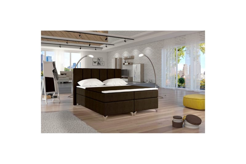 Resårbotten Eltap Basilio - Sawana 26, Brun, 180x200 cm - Möbler - Sovrum - Sängar - Kontinentalsängar