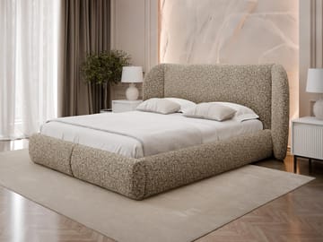 Riona Sängram 160x200 cm - Beige - Möbler - Sovrum - Sängar - Sängar med förvaring