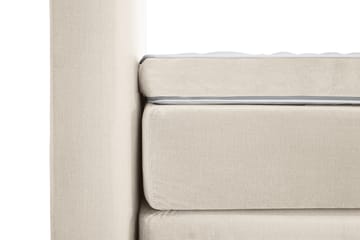 Royal Velvet Komplett Sängpaket 160x200 cm - Beige med låga silverben - Möbler - Sovrum - Sängar - Kontinentalsängar