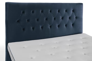 Royal Velvet Komplett Sängpaket 160x200 cm - Mörkblå med Höga Guldben - Möbler - Sovrum - Sängar - Komplett Sängpaket