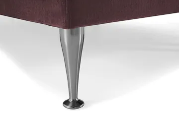 Royal Velvet Komplett Sängpaket 160x200 cm - Rosa med Höga Silverben - Möbler - Sovrum - Sängar - Kontinentalsängar