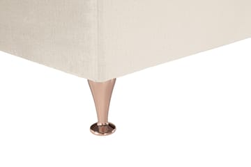 Royal Velvet Komplett Sängpaket 180x200 cm - Beige med låga rosében - Möbler - Sovrum - Sängar - Kontinentalsängar