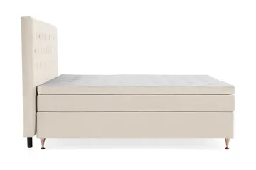 Royal Velvet Komplett Sängpaket 210x210 cm - Beige med låga rosében - Möbler - Sovrum - Sängar - Komplett Sängpaket