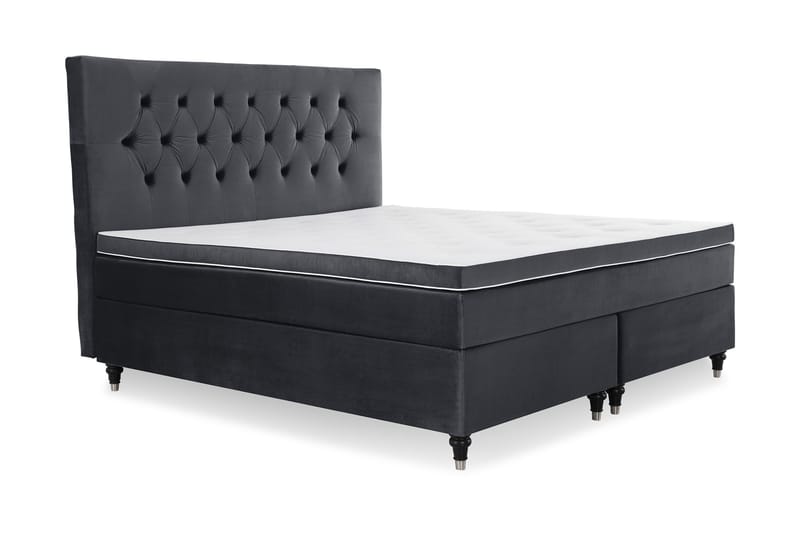 Royal Velvet Kontinentalsäng 160x200 cm - Svart - Möbler - Sovrum - Sängar - Kontinentalsängar