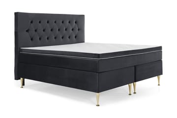 Royal Velvet Kontinentalsäng 180x200 cm - Svart - Möbler - Sovrum - Sängar - Komplett Sängpaket