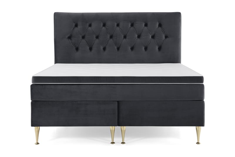Royal Velvet Kontinentalsäng 180x200 cm, Svart