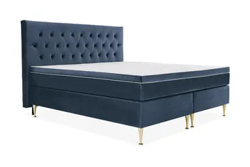 Royal Velvet Kontinentalsäng 210x210 cm - Mörkblå - Möbler - Sovrum - Sängar - Kontinentalsängar