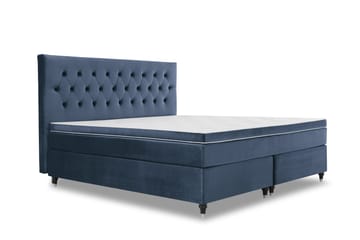 Royal Velvet Kontinentalsäng 210x210 cm - Mörkblå - Möbler - Sovrum - Sängar - Kontinentalsängar