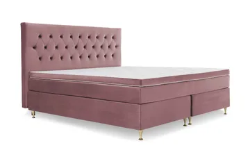 Royal Velvet Kontinentalsäng 210x210 cm - Rosa - Möbler - Sovrum - Sängar - Kontinentalsängar
