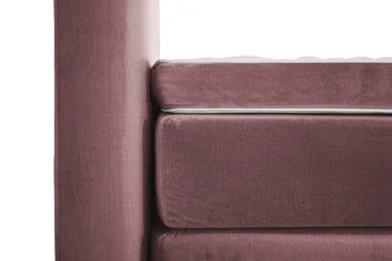 Royal Velvet Kontinentalsäng 210x210 cm - Rosa - Möbler - Sovrum - Sängar - Kontinentalsängar