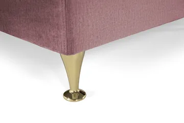 Royal Velvet Kontinentalsäng 210x210 cm - Rosa - Möbler - Sovrum - Sängar - Kontinentalsängar