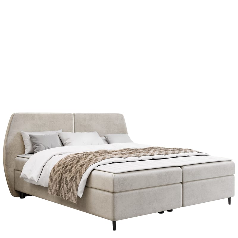 Rynricon Sängpaket Kontinentalsäng 140x200 cm - Beige - Möbler - Sovrum - Sängar - Komplett Sängpaket