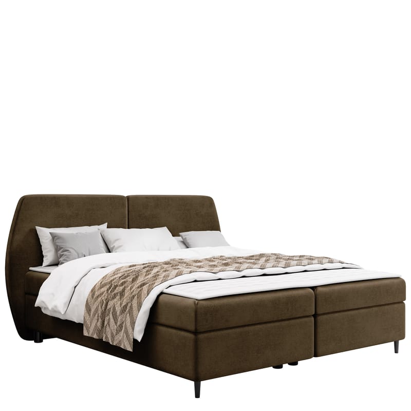 Rynricon Sängpaket Kontinentalsäng 140x200 cm - Brun - Möbler - Sovrum - Sängar - Komplett Sängpaket