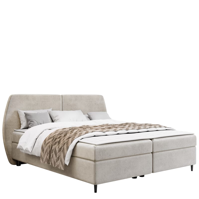 Rynricon Sängpaket Kontinentalsäng 160x200 cm - Beige - Möbler - Sovrum - Sängar - Komplett Sängpaket